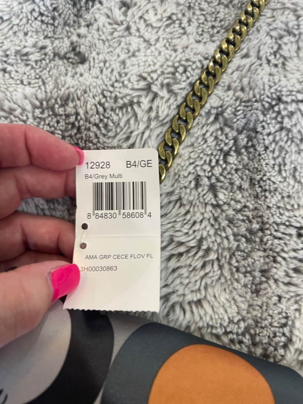 COACH AMANDA FOLDOVER CLUTCH WITH UNBRANDED CHAIN - Picture 11 of 12